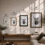 Highland Cattle Study Minimalist - Print-1233418494-1233418492