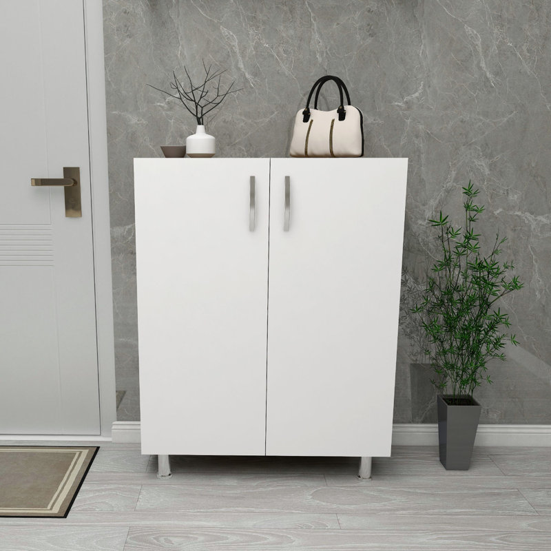 Garde-manger 40 po Irline, Blanc / Brun