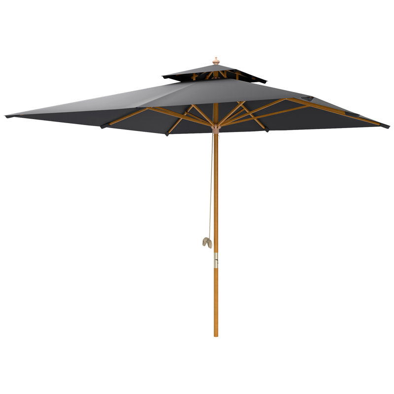 Market Parasol, Black