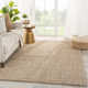 Brad Handmade Flatweave Doeskin/Shifting Sand/Smoke Gray Area Rug