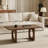 47“ Modern Solid Wood Coffee Table