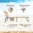 Caiden-Lee Outdoor Metal Chaise Lounge , Cushion Included-2000832005