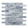 Dorian 1 in. x 4 in. Satin Glass Beveled Mosaic Tile for Wall and Floor