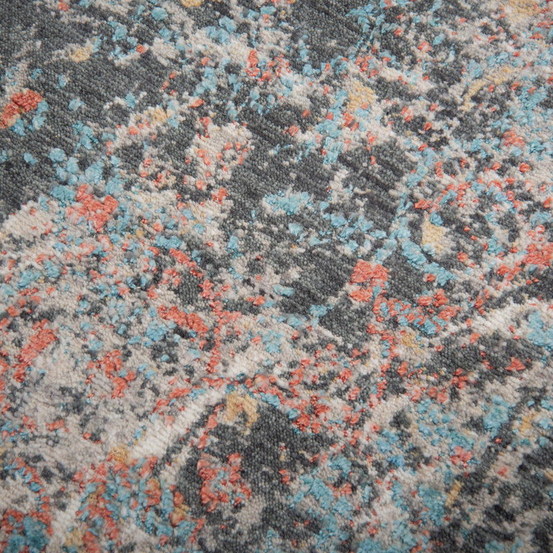 Wool "Hybrid" Power Loomed/Hand Finished Area Rug, Rectangle 10' x 13'