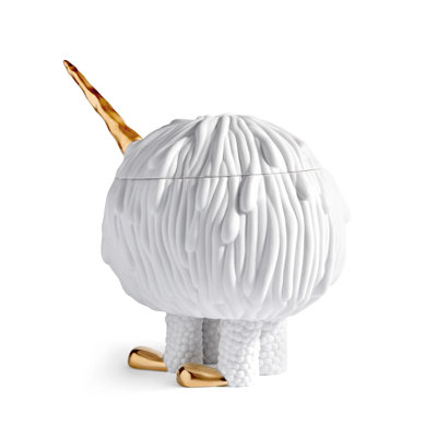 Haas Mojave Unicorn Candle 4-Wick White+Gold