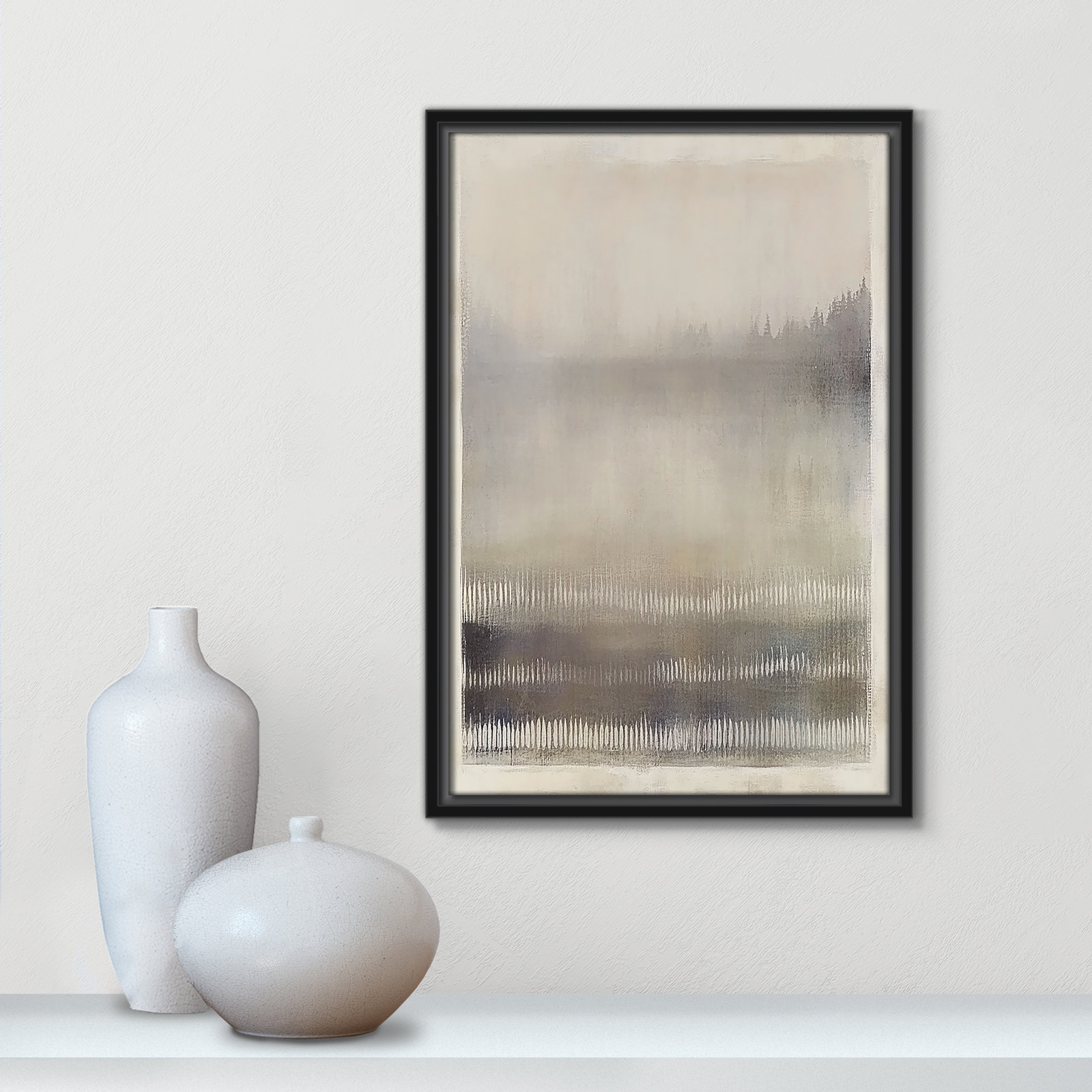 Balanced Silence III Print by Irena Orlov, 19.5" H x 13.5" W, Black Floater