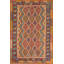 Tapis oriental géométrique Kilim 6 x 8