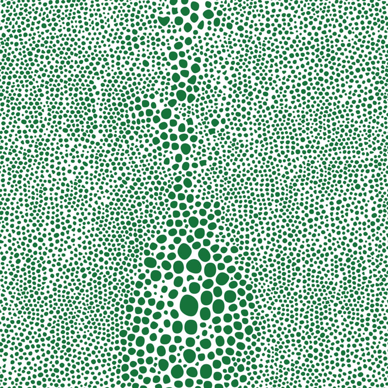 Mrs Paranjape Papers Shagreen 10' L x 24" W Wallpaper Roll, Peel & Stick, Self-adhesive, Signature Green