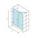 Bromley GS 70" x 72" Rectangle Hinged Shower Enclosure