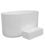 Gemelli 53.25'' L Freestanding Soaking Bathtub