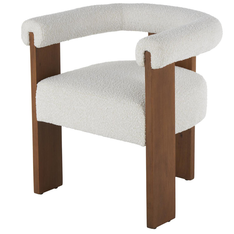 Hallfrid Upholstered Armchair, Brown