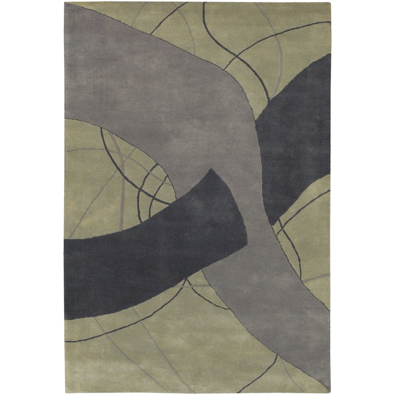 Cheyenn Performance Wool Abstract Indoor Rug, Rectangle 2' x 3'