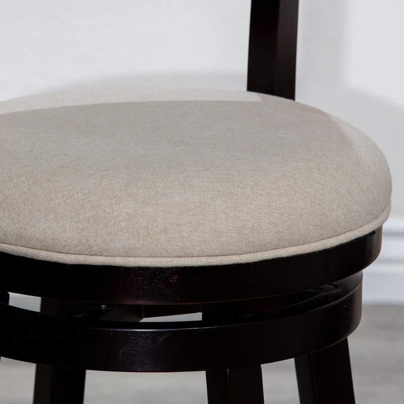 Tabouret pivotant 30 po, Gris, Brun