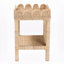 Table d'appoint Xylia Rattan and Acogany
