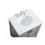 Meuble-lavabo simple 24 po avec plateau en marbre Hines-1649257910