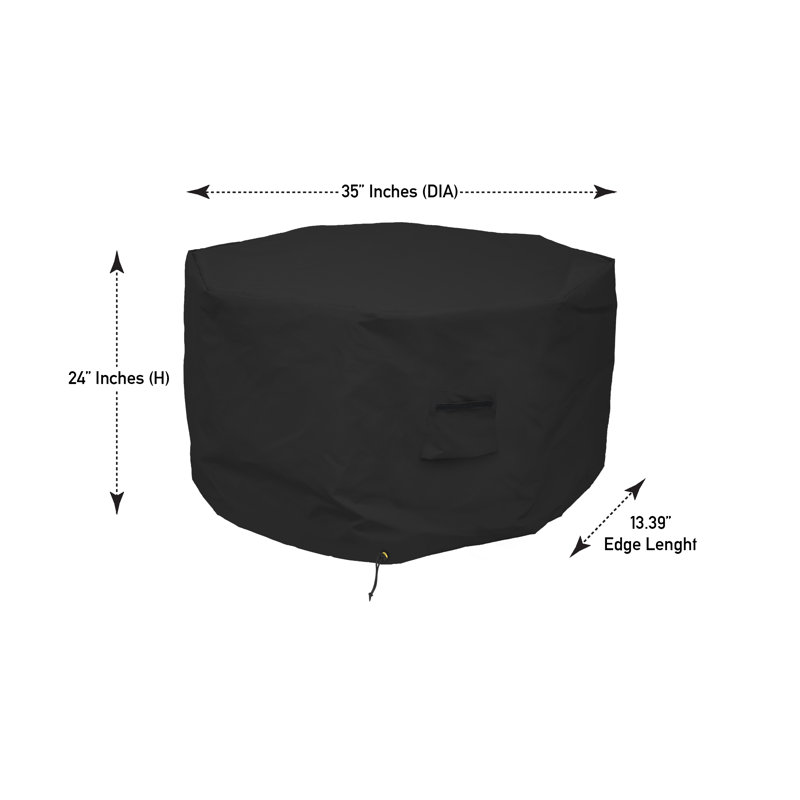 High Density  Multipurpose Outdoor Octagon Fire Pit Cover,Durable & UV Resistant Patio Waterproof Cover Suitable For LAUREAN AEGEAN  Belle