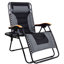 Chaise rembourrée inclinable zéro gravité avec coussin
