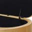 Banc de rangement ovale capitonné Bullion-1573679932