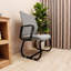 Chaise de bureau ergonomique moderne avec dossier respirant Afor H - H 17,5 po x l 21,5 po x P 17 po-1603606723-1603606717