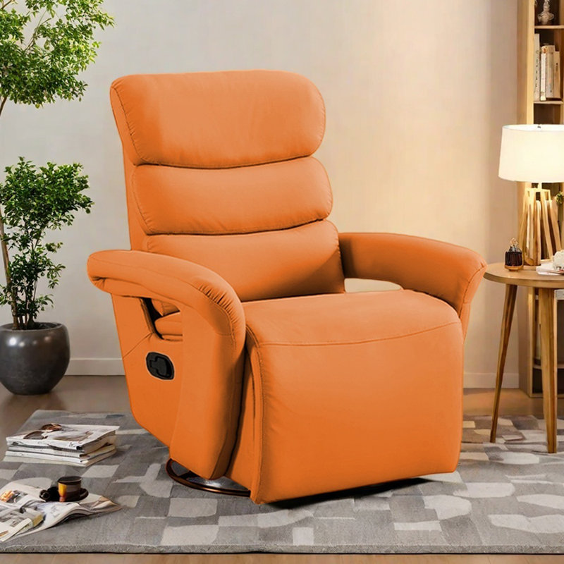 Fauteuil inclinable simple ergonomique multifonctionnel, Orange