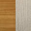 Chaise d'appoint Fabra à dossier en rotin couleur miel et blé (lot de 2)