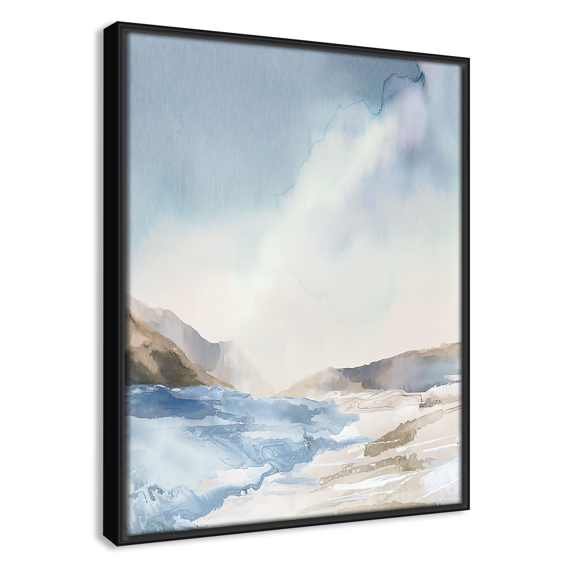 Mystic Shores Print by Mystic Shores, 15.5" H x 12.5" W, Black