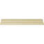 H 5 po x P 3 7/8 po x F 6 3/8 po x L 94 1/2 po, (2 po répété), dentil et couronne couronnée