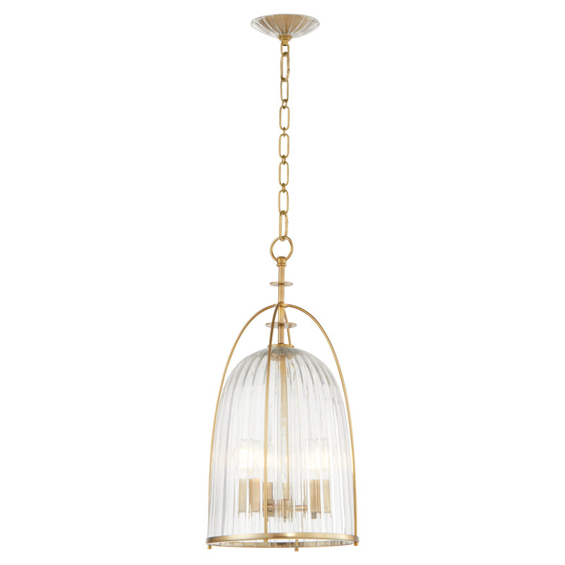3LT GLASS PENDANT, 120" H x 23" W x 11.25" D