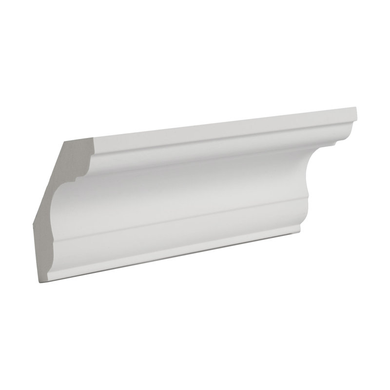 6-inch Primed Polyurethane Crown Moulding Sample