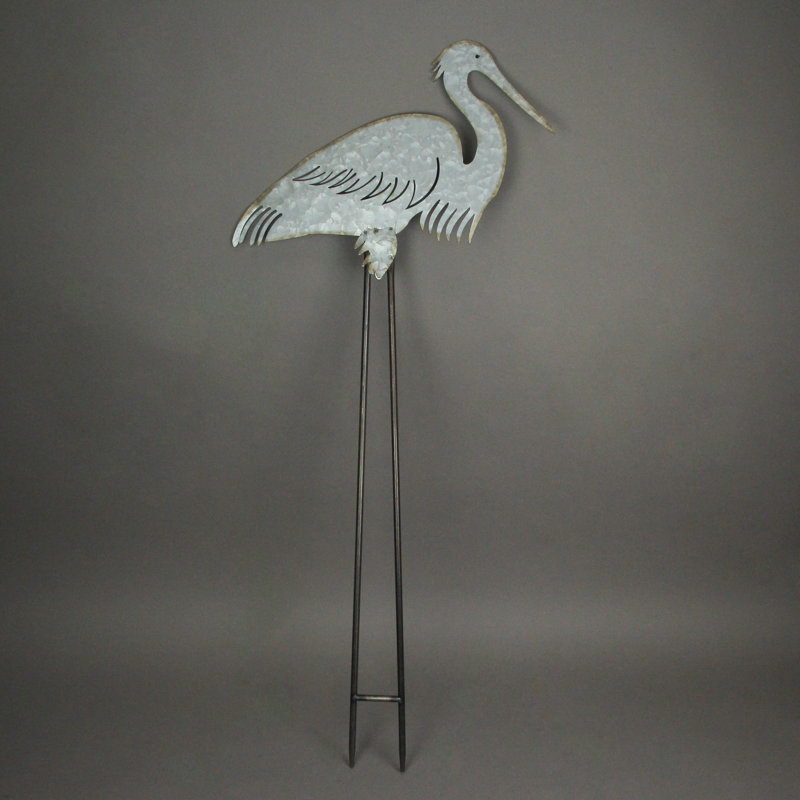 Ensemble de piquets de jardin 2 pièces Raygoza Heron