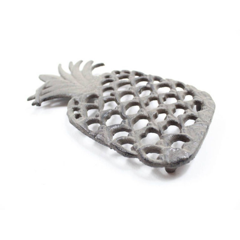 Extrait d’ananas en fonte, Gris
