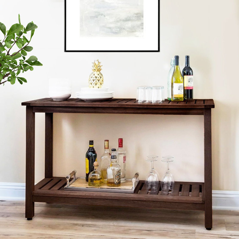 Eris Rectangular Outdoor Buffet & Console Table, Espresso