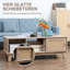 Four Leg Coffee Table with Storage