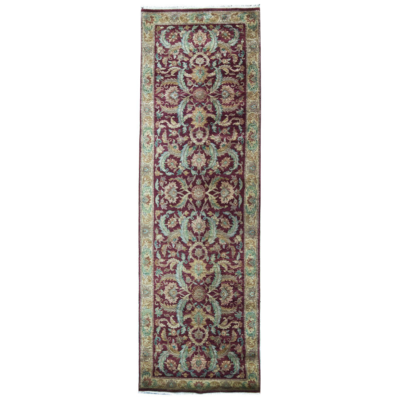 Crown One-of-a-Kind 3'10" X 12'4" Runner Wool Area Rug in