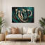 Art mural en métal «Cats Oriental Shorthair»-1366575743
