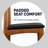 Mid-century modern Solid Wood Dining Chair with Dark Wood, Upholstered Faux Leather Seat, Low Open Back Side Chair for Dining Room, Kitchen & Breakfast Nook, Espresso-1839062947-1860420205