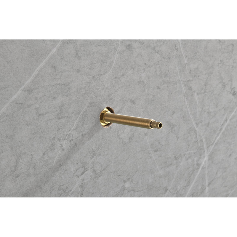 Valve de douche principale - métal coulé 3/4 po, poignée en laiton réglable, corrosion et rouille, noir mat, contrôle de volume de 3,56 po x 2,16 po, laiton, résistance, preuve, noir