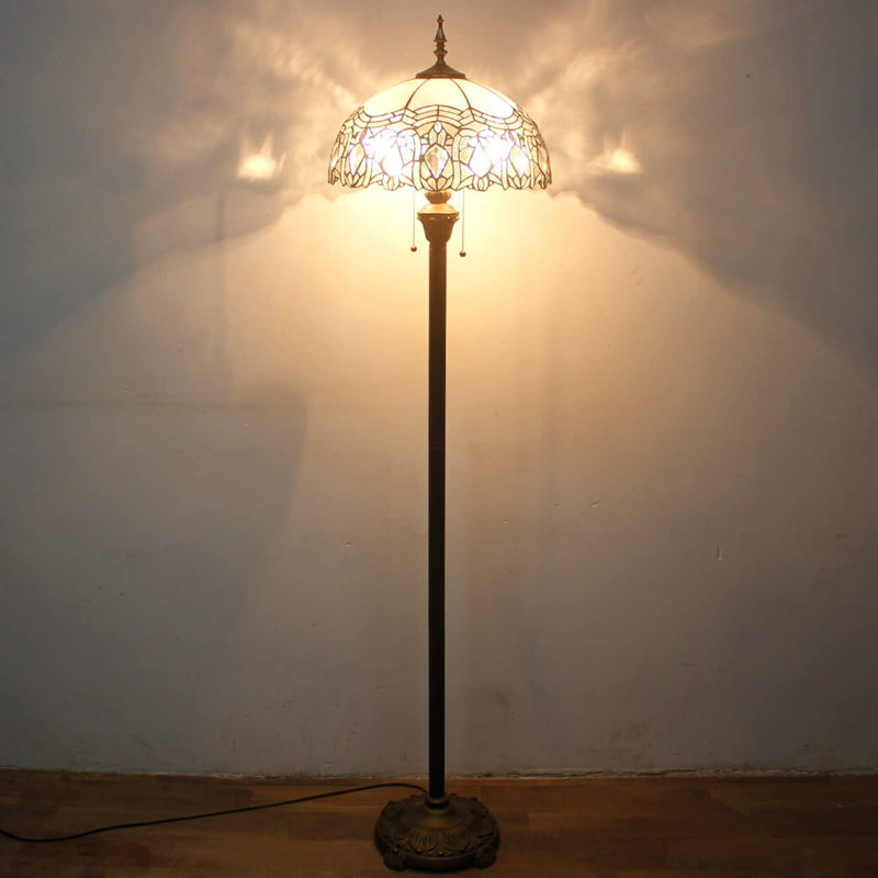 Alexeya 64'' Bronze Antique Traditional Floor Lamp