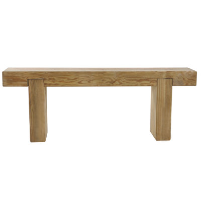 Solid Wood Pine Outdoor Bench