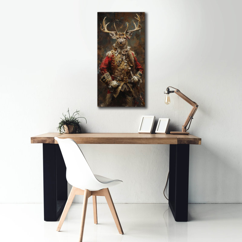«Captain Buck» par Sean Parnell, art mural sur toile, H 40 po x l 20 po