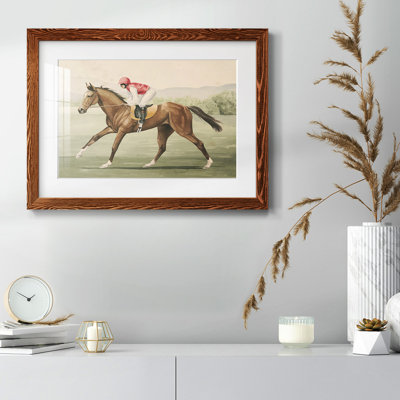 Équitation rétro I, impression sur papier