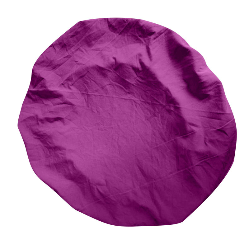 Housse de chaise à coussin élastique doux de couleur unie à haute élasticité et housse de siège douce et confortable, Mauve