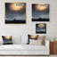 Voie religieuse à travers le ciel - Art mural sur toile traditionnel-863989991-863989994