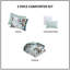 Ensemble de literie en coton Shabby Chic, hypoallergénique et confortable, parfait pour la maison