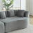 Compression Cloud Sectionals, 111.5 Inch Corduroy Modern Home Sofa