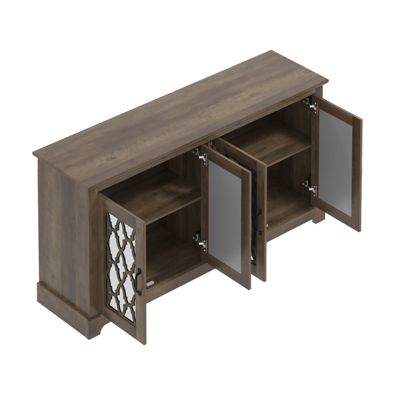 Ensemble de salon coordonné 3 pièces Weddel Basilico, Knotty Oak