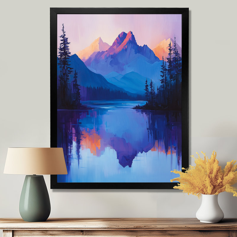Gorga - Landscapes Canvas Art Print, Impression d'un seul cadre photo, Noir, H 20 po x l 12 po