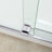56" - 60" W x 76" H Double Sliding Frameless Shower Door with 5/16"(8mm) Clear Tempered Glass-71531949