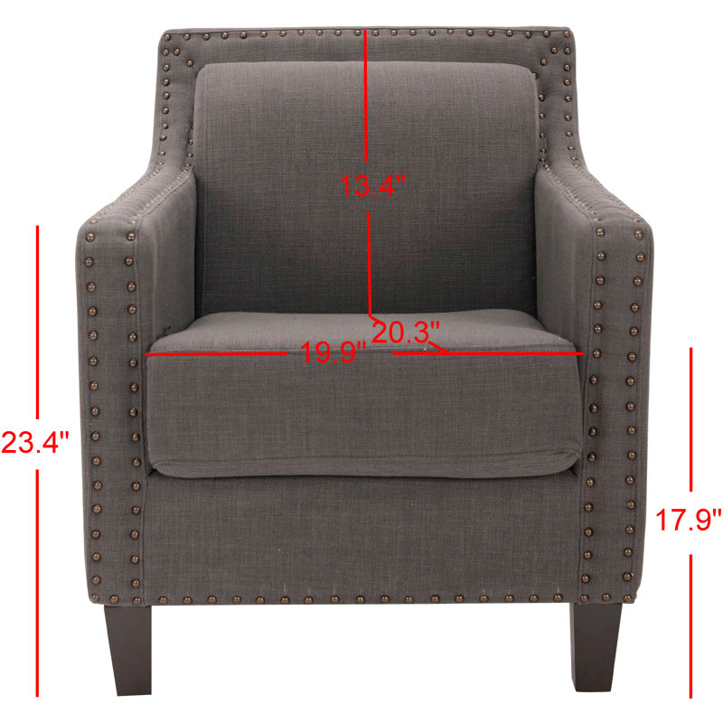 Fauteuil schweitzer, Brun charbon