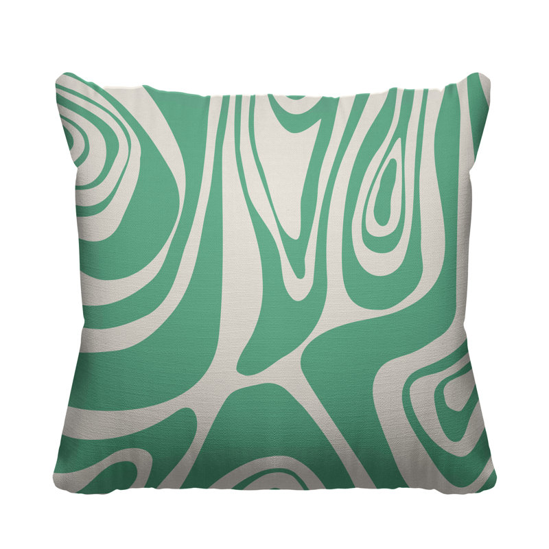 Housse et insert de coussin extérieur carré Cooper, L 15 po x H 15 po, Menthe